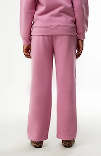 Pacsun Kids Pink Baggy Sweatpants