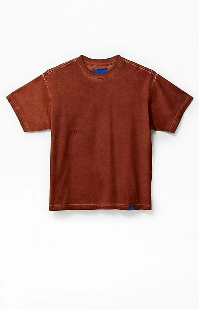 A.R.C. Active Burnt Orange Vintage Wash Heavyweight T-Shirt