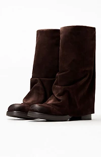 Steve Madden Women's Suede Benton Cuffed Boots