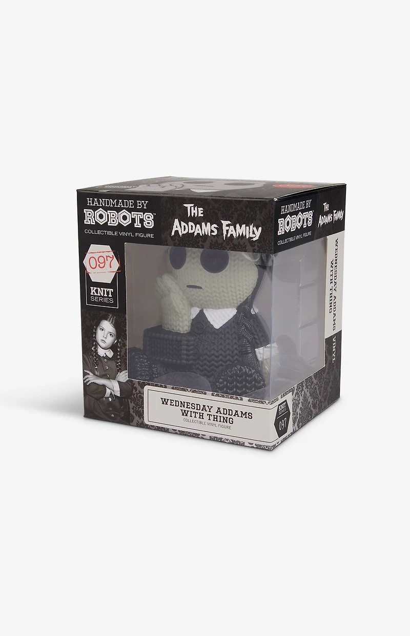 The Addams Family Wednesday Addams With Thing 097 Knit Series Vinyl Figure