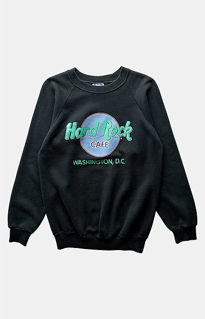 PS VINTAGE 90s Hard Rock Cafe DC Crew Neck Sweatshirt