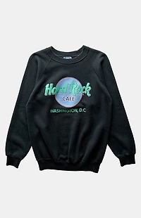 PS VINTAGE 90s Hard Rock Cafe DC Crew Neck Sweatshirt