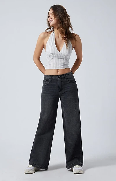 Pacsun Lena Low Rise Super Baggy Jeans Black