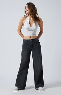 Pacsun Lena Low Rise Super Baggy Jeans Black