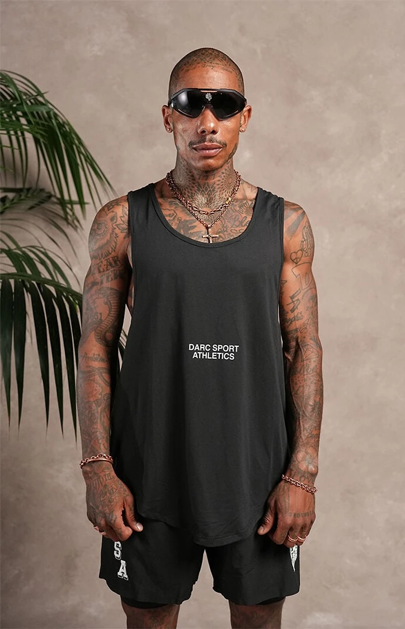 DARC SPORT ATHLETICS Active Wolves Dry Wolf Drop Tank Top