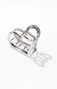LA Hearts Heart Metal Hair Claw Clip