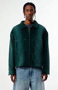 Pacsun Green Corduroy Billie Gas Jacket