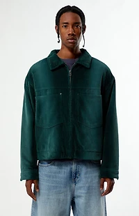 Pacsun Green Corduroy Billie Gas Jacket