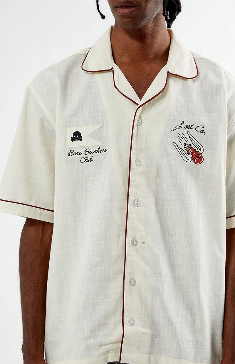 LOST Bone Breakers Woven Camp Shirt