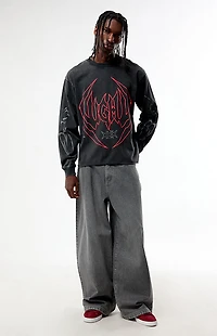 Nightlab Made The Night Cropped Long Sleeve T-Shirt