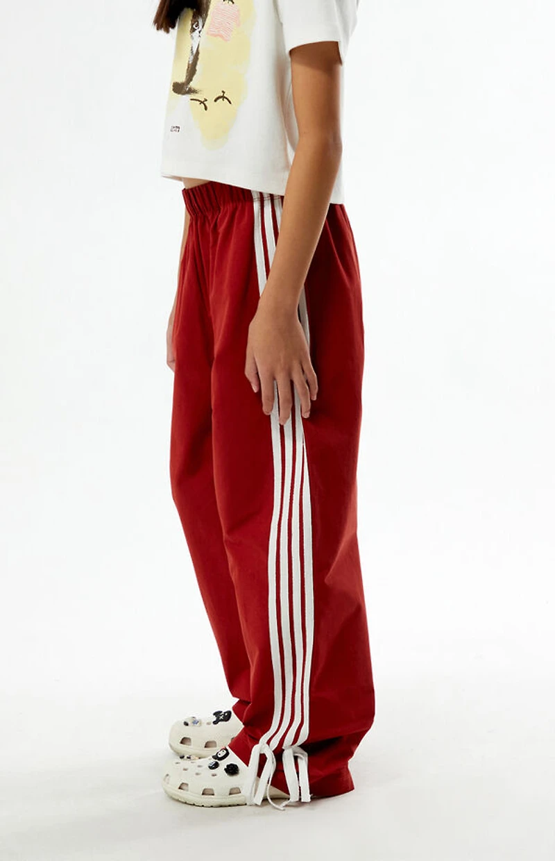 Pacsun Kids Red Bow Track Pants