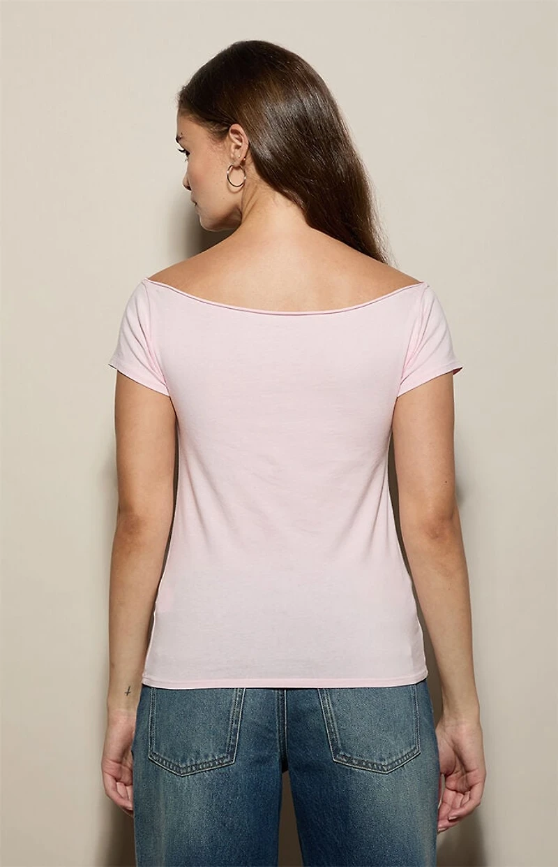Pacsun Honey Off-The-Shoulder T-Shirt