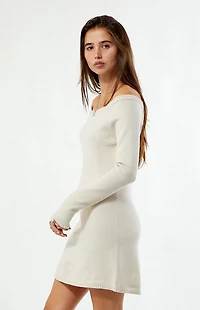 Your Favorite Mae Off-The-Shoulder Sweater Dress