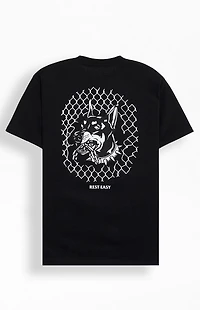 Rest Easy Beware Dog T-Shirt