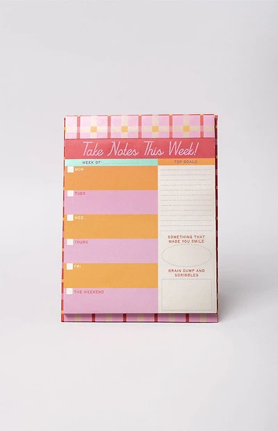 ban.do Take Notes This Week Desk Planner