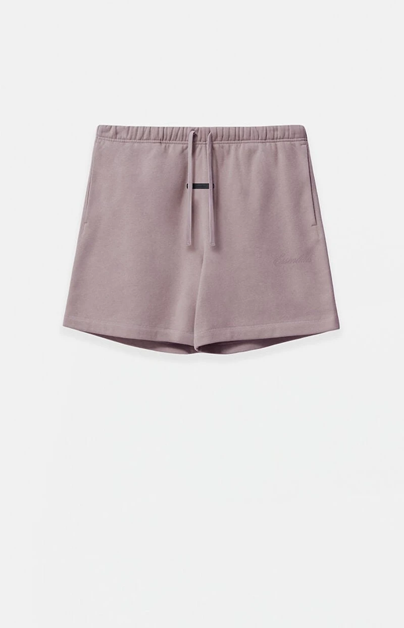 Fear of God ESSENTIALS Kids Faded Mauve Signature Classic Sweat Shorts