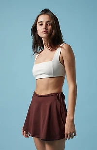 PAC 1980 WHISPER Active Leila Wrap Mini Skort