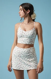 PAC 1980 WHISPER Active Floral Gemini Mini Skort