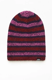 Vans Pink Striped Plaimor Beanie
