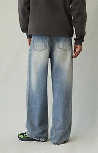 Pacsun Blake Extreme Baggy Jeans Medium Blue Tint