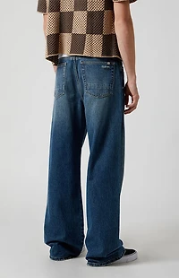 Pacsun Blake Extreme Baggy Jeans Medium Blue Wash