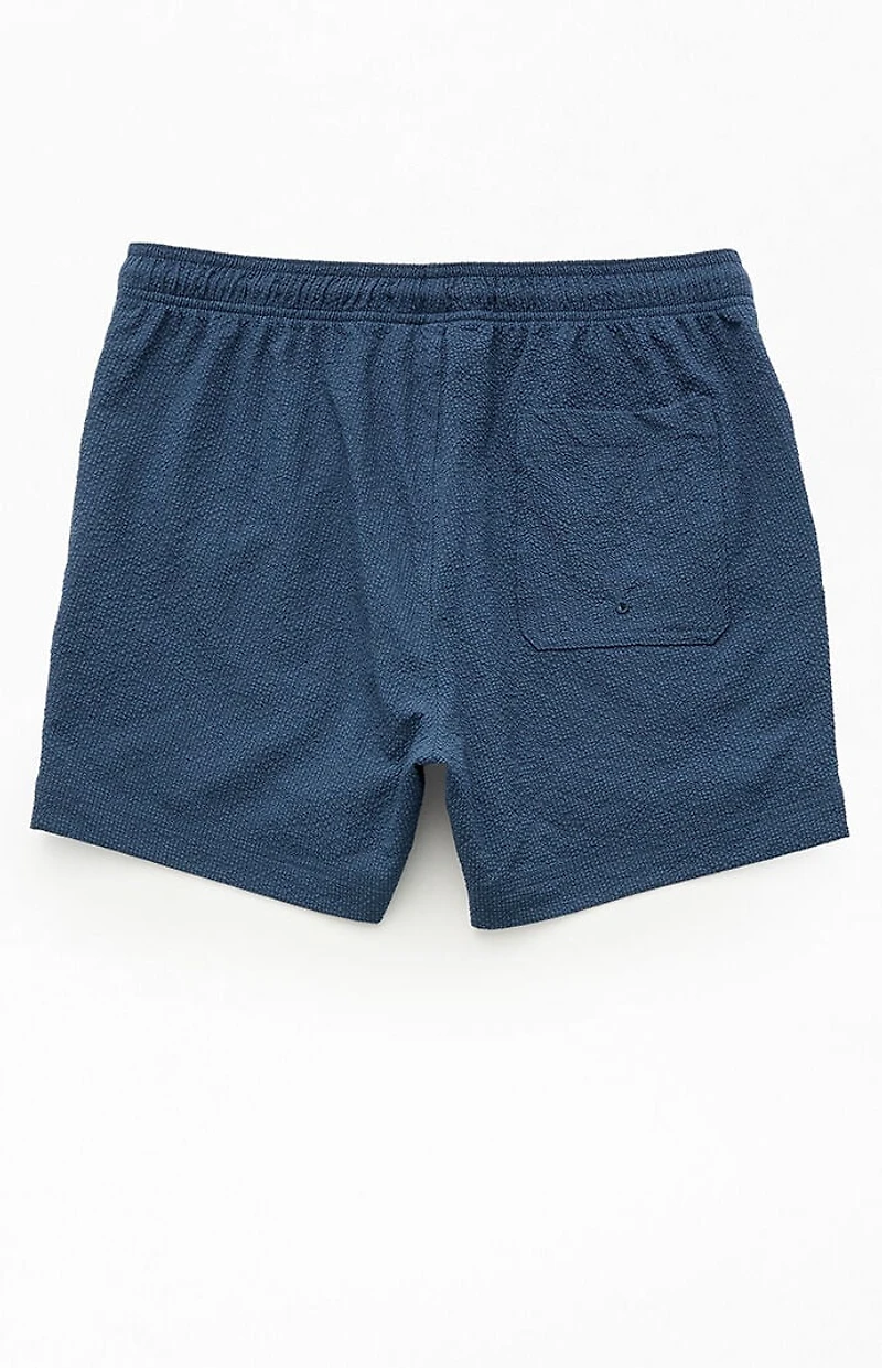 Pacsun Lotus Seersucker 4.5" Swim Trunks
