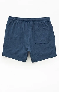 Pacsun Lotus Seersucker 4.5" Swim Trunks