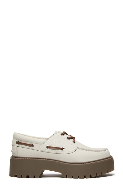 Timberland Women's Natural Nubuck Stone Street Boat Shoes
