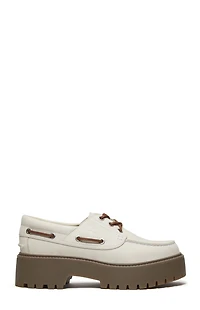 Timberland Women's Natural Nubuck Stone Street Boat Shoes