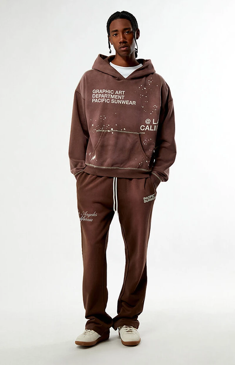 Pacsun Brown Terrain Heavyweight Hoodie
