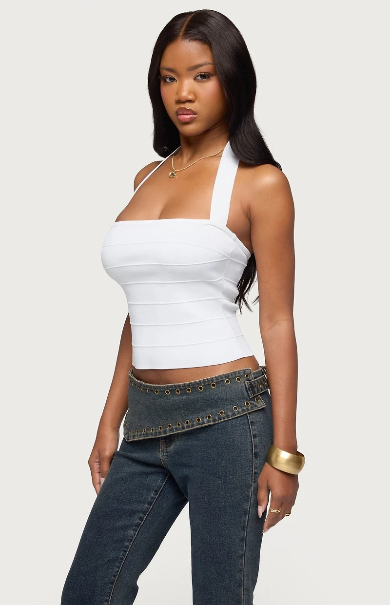 Edikted Esmerela Bandage Halter Top