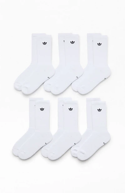 adidas 6 Pack Originals Trefoil Crew Socks