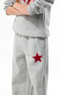 Pacsun Kids Star Applique Baggy Sweatpants
