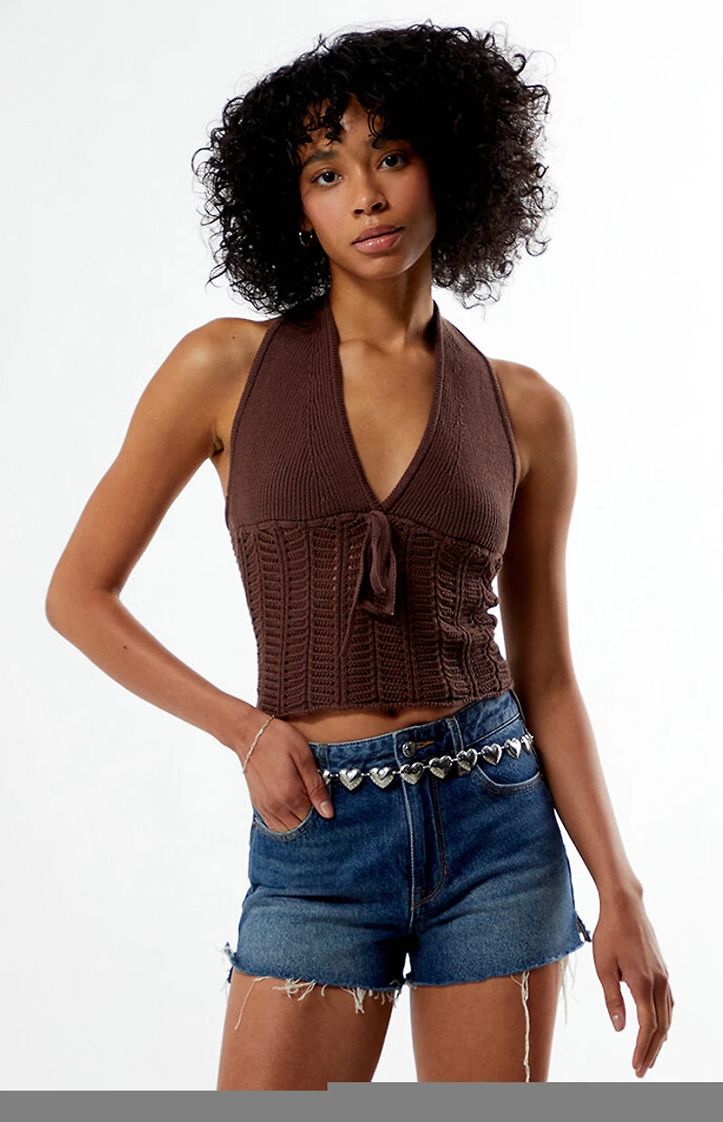 Your Favorite Kelli Knit Halter Top