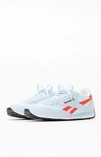 Reebok Women's Blue Classic AZ Waffle Knit Sneakers