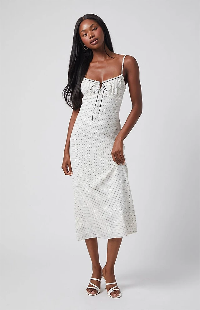 Beverly and Beck Daisy Floral Tie Front Midi Dress at Foxvalley Mall in  Aurora, IL
