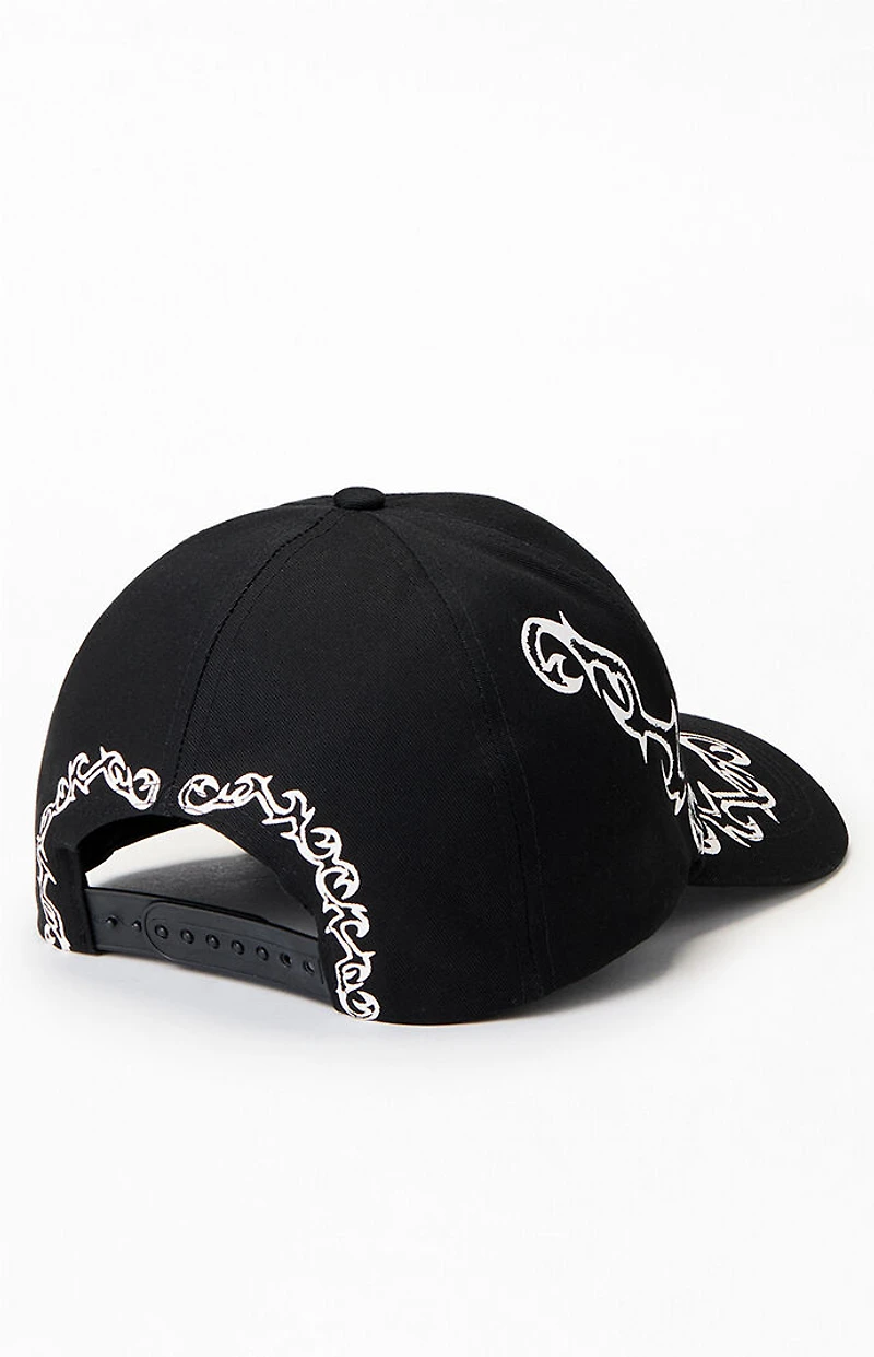 Pacsun Black Ascend Tribal 2 Snapback Hat
