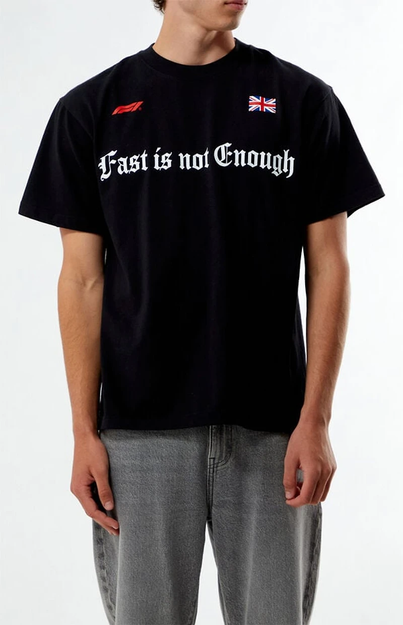 Formula 1 x Pacsun Great Britain Fast Is Not Enough T-Shirt