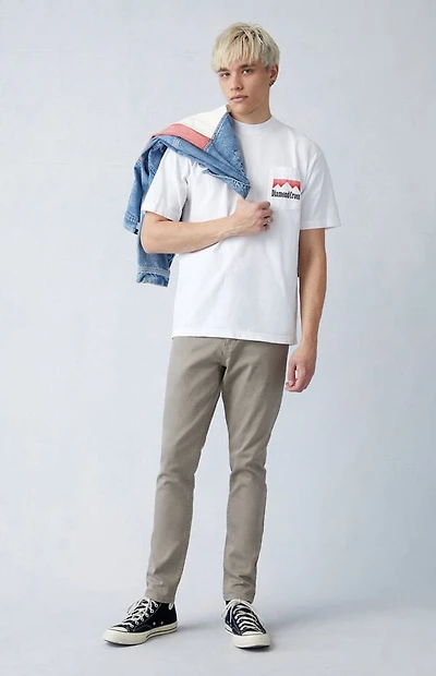 Pacsun Eco Comfort Stretch Olive Skinny Jeans