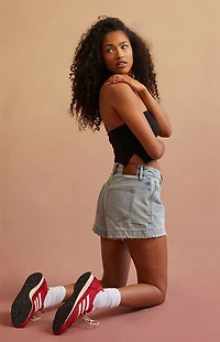 RARE DNM EDIT Light Blue A-Line Denim Mom Shorts