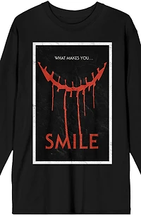 Smile What Makes You Poster Long Sleeve T-Shirt