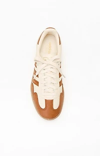 adidas Women's Cream & Brown Samba OG Sneakers