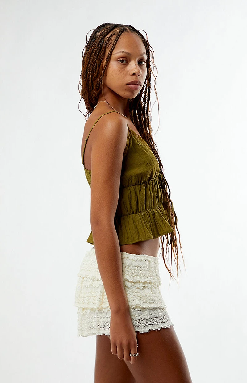 Your Favorite Tiered Lace Shorts