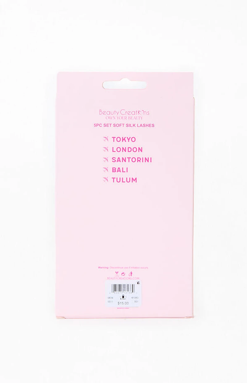 Beauty Creations 5 Pack Soft Silk Lashes