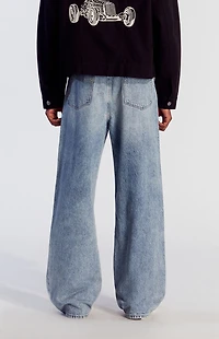 Pacsun Blake Extreme Baggy Jeans Flame Light Indigo