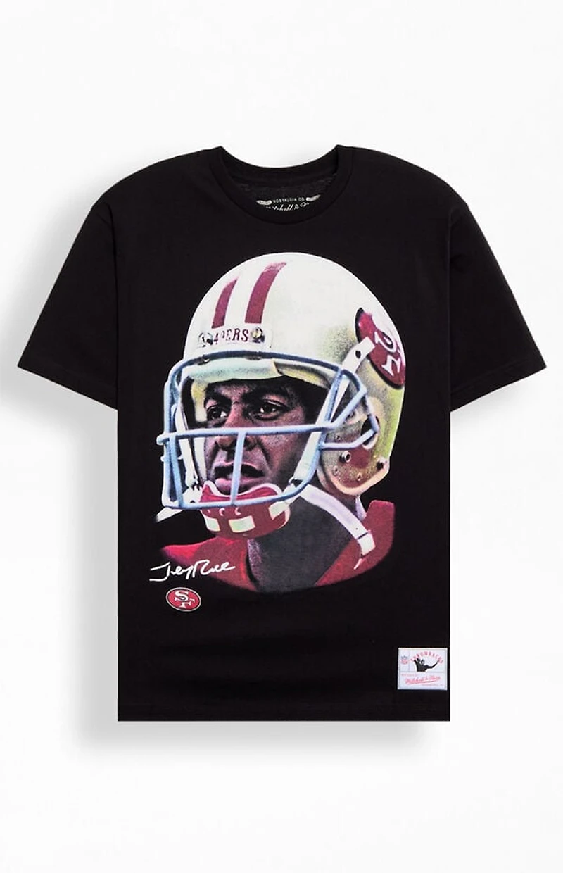 Mitchell & Ness Jerry Rice Big Head T-Shirt