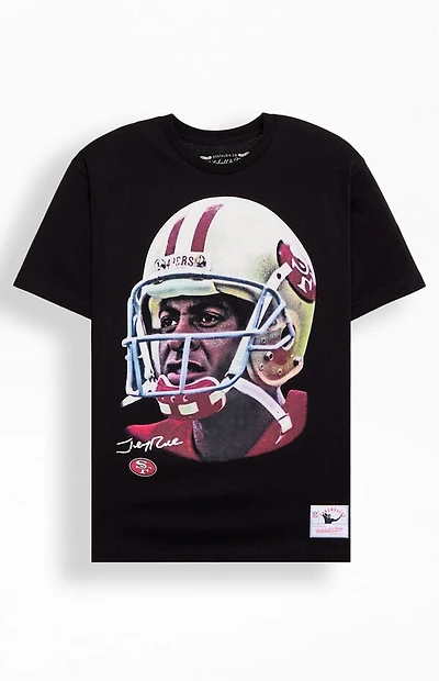 Mitchell & Ness Jerry Rice Big Head T-Shirt