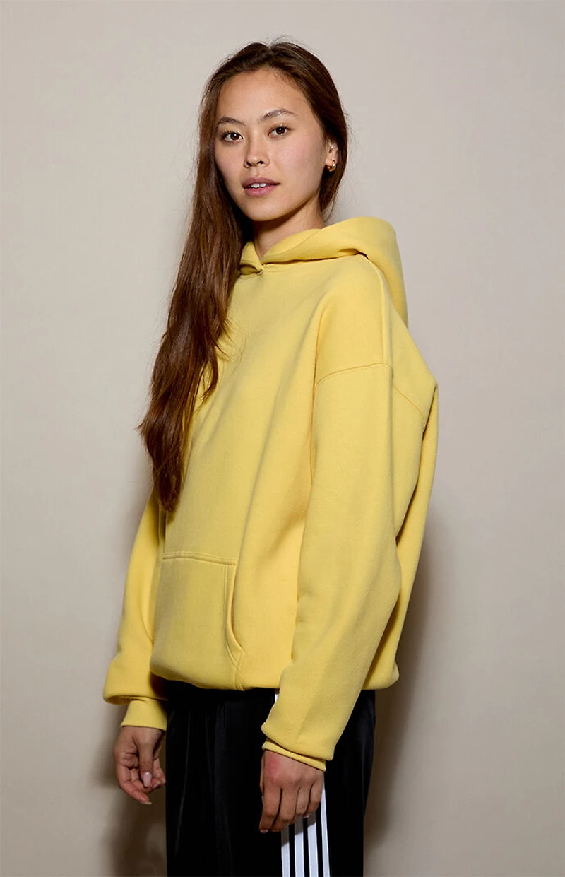 Pacsun Yellow Ultra Soft Fleece Hoodie