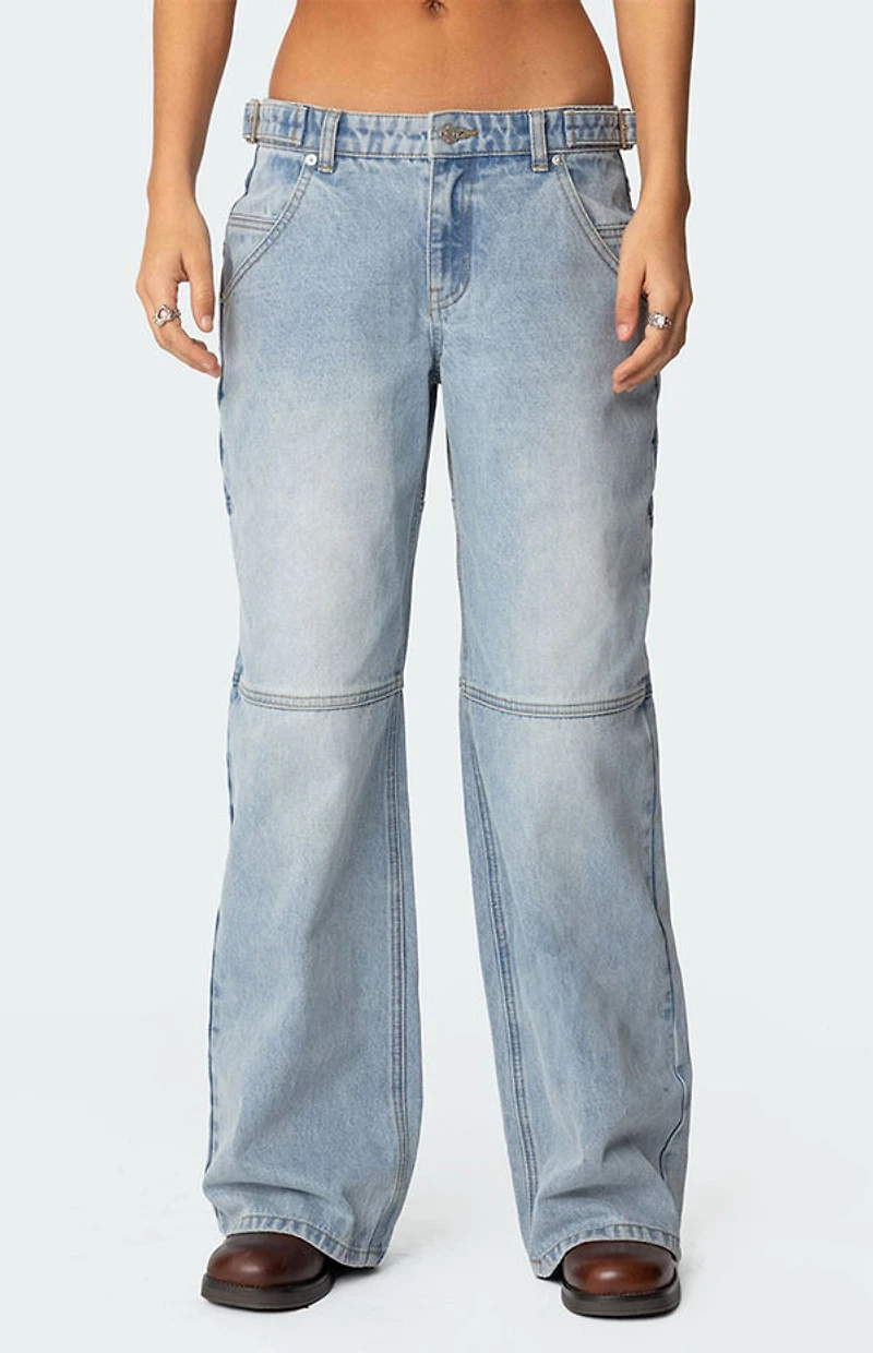 Edikted Shai Low Rise Carpenter Jeans