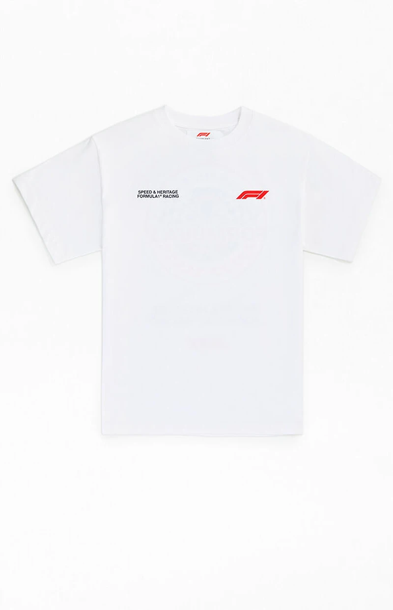 Formula 1 x Pacsun White Emblem T-Shirt